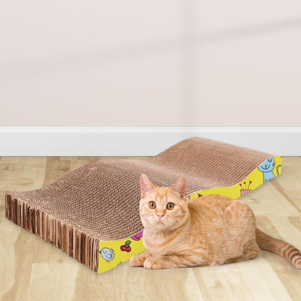 Cat Scratch Pad Scratching Furniture Protector Mat Bed Lounge Sofa Cat Scratcher 70x24x6cm