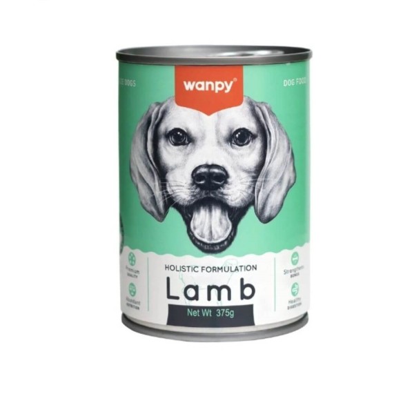 Wanpy Holistic Formulation Dog Can Food Lamb 375g | Wanpy Dog Can