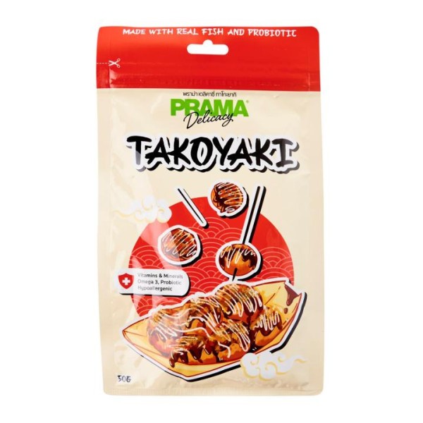 Prama Delicacy Dog Snacks - Takoyaki 50gm