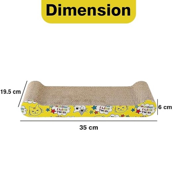 Bone Shape Cat Scratcher Cardboard Cat Scratching Board