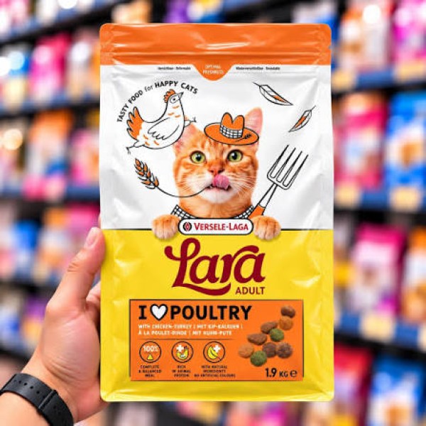 Versele-Laga Lara Adult Dry Cat Food With Turkey & Chicken 1.9kg